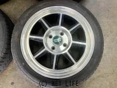 ホイール・タイヤ 15インチ中古ハヤシストリートSTF 4本Set中古タイヤ付 K62