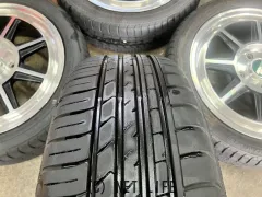 ホイール・タイヤ 15インチ中古ハヤシストリートSTF　4本Set中古タイヤ付　K62