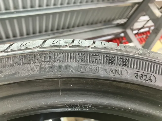 タイヤ 19インチ中古ケンダ225/40R19 4本Set取り付け工賃込T63