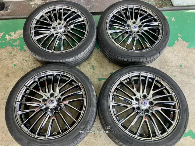 ホイール・タイヤ 18インチ中古RAYS ベルサス ストラテジーアディアボラ4本Set J63