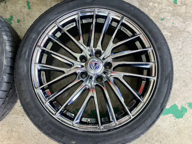 ホイール・タイヤ 18インチ中古RAYS ベルサス ストラテジーアディアボラ4本Set J63