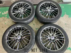 ホイール・タイヤ 18インチ中古RAYS　ベルサス　ストラテジーアディアボラ４本Set　J63