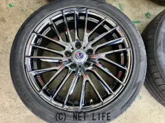 ホイール・タイヤ 18インチ中古RAYS　ベルサス　ストラテジーアディアボラ４本Set　J63