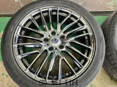 ホイール・タイヤ 18インチ中古RAYS　ベルサス　ストラテジーアディアボラ４本Set　J63