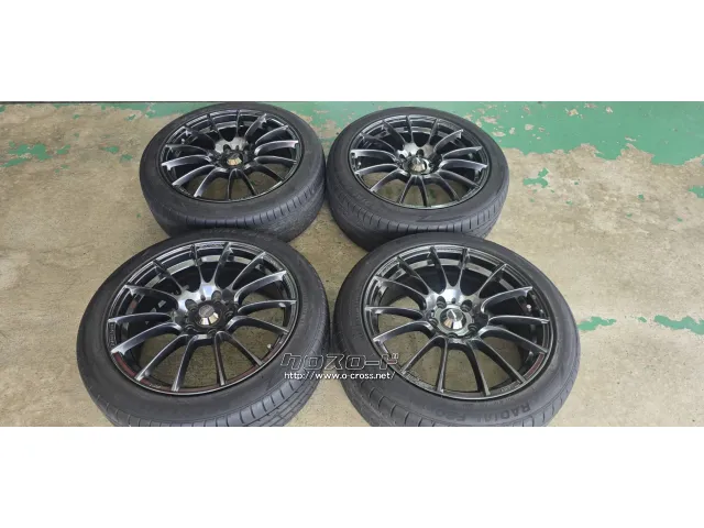 ホイール・タイヤ 18インチ中古WEDSスポーツSA-72R 4本setタイヤ付J75