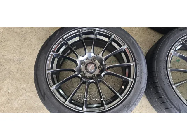 ホイール・タイヤ 18インチ中古WEDSスポーツSA-72R 4本setタイヤ付J75