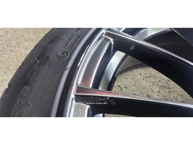 ホイール・タイヤ 18インチ中古WEDSスポーツSA-72R 4本setタイヤ付J75
