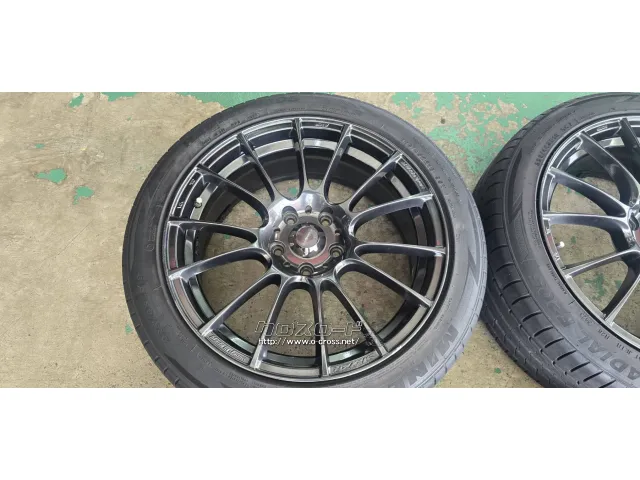ホイール・タイヤ 18インチ中古WEDSスポーツSA-72R 4本setタイヤ付J75