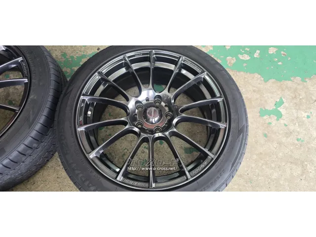 ホイール・タイヤ 18インチ中古WEDSスポーツSA-72R 4本setタイヤ付J75