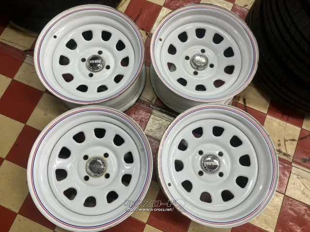 ホイール 14インチ中古デイトナスチール(トリコロール/W)4本set J79