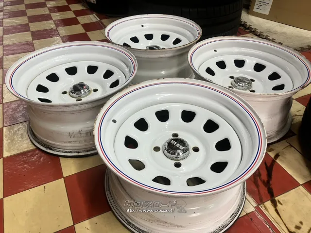 ホイール 14インチ中古デイトナスチール(トリコロール/W)4本set J79