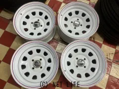 ホイール 14インチ中古デイトナスチール（トリコロール/W）4本set　J79