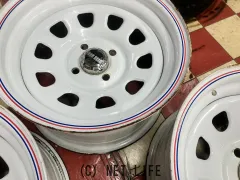 ホイール 14インチ中古デイトナスチール（トリコロール/W）4本set　J79