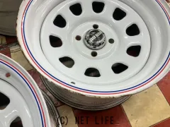 ホイール 14インチ中古デイトナスチール(トリコロール/W)4本set J79