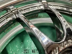 ホイール・タイヤ 17インチ程度良好WORK XSA戦 02C メッキ4本set中古タイヤ付J80