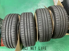 ホイール・タイヤ 17インチ程度良好WORK　XSA戦　02C　メッキ4本set中古タイヤ付J80