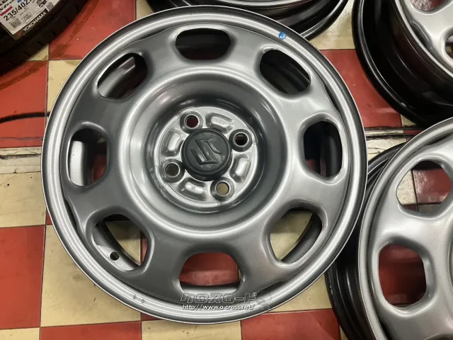 ホイール 15インチ中古スズキハスラー純正スチールホイール4本Set K34