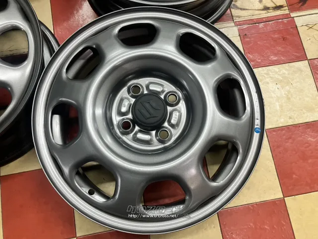 ホイール 15インチ中古スズキハスラー純正スチールホイール4本Set K34
