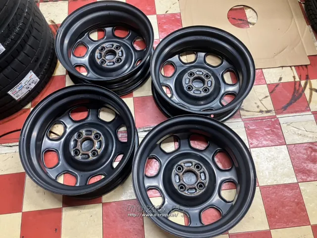 ホイール 15インチ中古スズキハスラー純正スチールホイール4本Set K34
