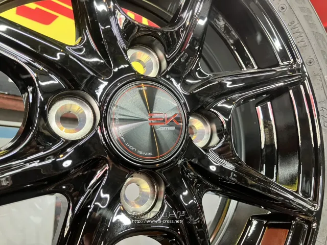 ホイール・タイヤ 14インチ新品KYOHOザインEK(ブラック)4本Set新品タイヤ付