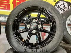 ホイール・タイヤ 14インチ新品KYOHOザインEK(ブラック)4本Set新品タイヤ付