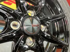ホイール・タイヤ 14インチ新品KYOHOザインEK（ブラック）4本Set新品タイヤ付