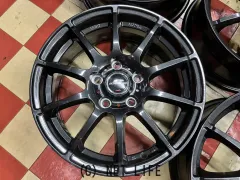 ホイール 16インチ美品MID　シュナイダーSTAG（ストロングガンメタ）4本SET　J8
