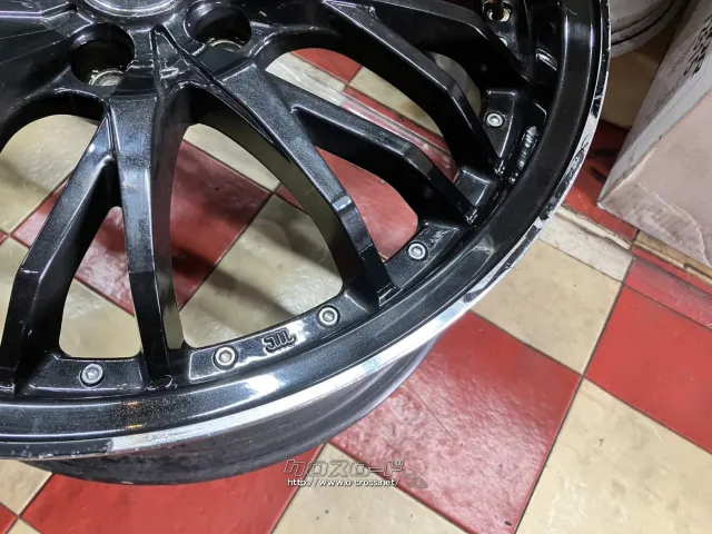 ホイール 19インチ中古プレシャスHM3(ブラック)4本Set J84