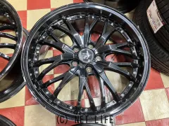 ホイール 19インチ中古プレシャスHM3（ブラック）4本Set　J84