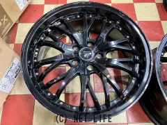 ホイール 19インチ中古プレシャスHM3(ブラック)4本Set J84