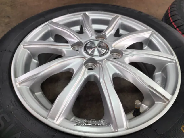 ホイール・タイヤ 14インチ【美品】Wedsジョーカー4本Set新品タイヤK62