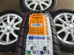 ホイール・タイヤ 14インチ【美品】Wedsジョーカー4本Set新品タイヤK62