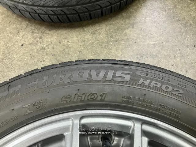 ホイール・タイヤ 14インチ中古レーベン(シルバー)4本Setバリ溝タイヤ付 K62