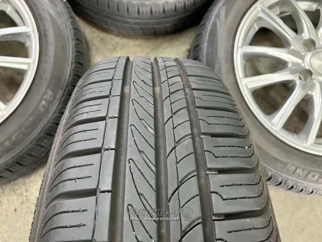 ホイール・タイヤ 14インチ中古レーベン(シルバー)4本Setバリ溝タイヤ付 K62