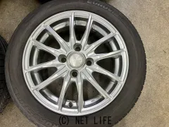 ホイール・タイヤ 14インチ中古レーベン(シルバー)4本Setバリ溝タイヤ付 K62