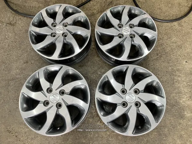 ホイール 14インチ中古スズキパレットSW 純正アルミ4本Set K36