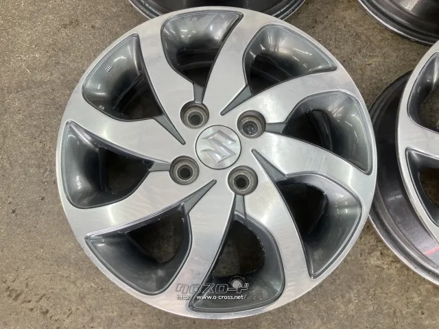 ホイール 14インチ中古スズキパレットSW 純正アルミ4本Set K36