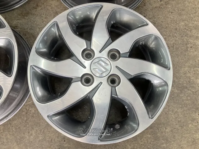 ホイール 14インチ中古スズキパレットSW 純正アルミ4本Set K36