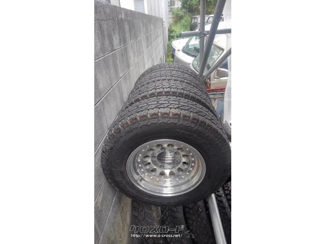 ホイール・タイヤ・ジムニー215/75-15バリ山ホイル7Jオフセット-13・4 