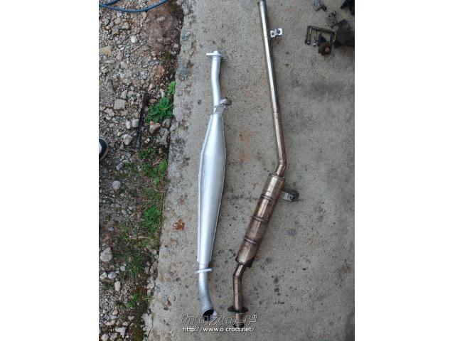 マフラー・排気系 SJ30フロントチャンバー・リアステンマフラーセット!