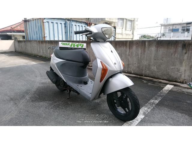 値下げ！★実動！レッツ5G Fi インジェクション 盗難防止アラーム付き！バッテリー新品！ 6204km 千葉 原付 買い物 通勤 即日配送可 50cc★ スズキ レッツ5 G 50 低燃費4サイクル!! 警報アラーム付き・シルバー