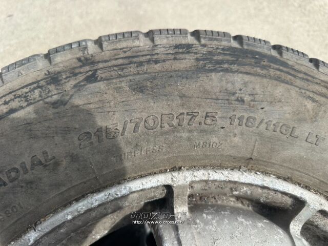 ホイール・タイヤ トヨタ コースター 215/70/R17.5 7本セット