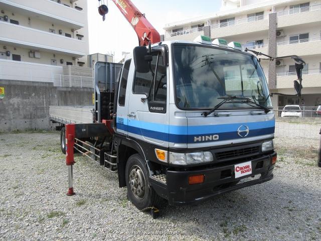 日野自動車 ヒノレンジャー 4段クレーン 増トン使用 積載6450kg・1999