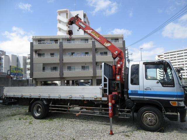 日野自動車 ヒノレンジャー 4段クレーン 増トン使用 積載6450kg・1999