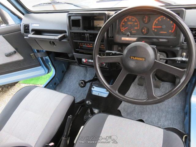 スズキ ジムニー 初期型でオパールブルー純正カラー&純正ホイル、希少