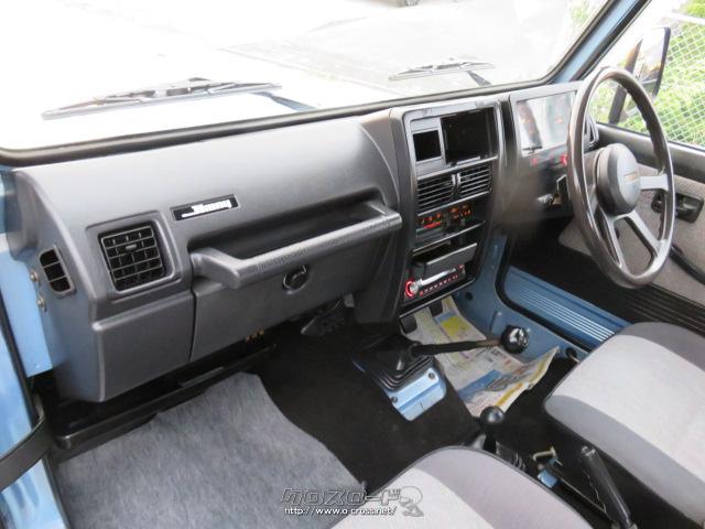 スズキ ジムニー 初期型でオパールブルー純正カラー&純正ホイル、希少