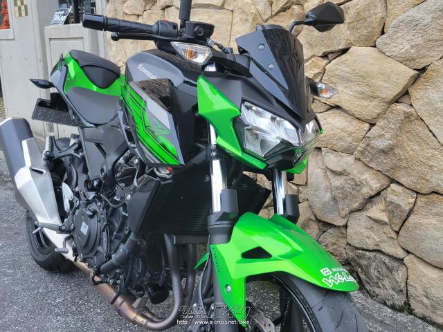 カワサキ Z400・2020(R2)初度登録(届出)年・ブラック/グリーン・400cc