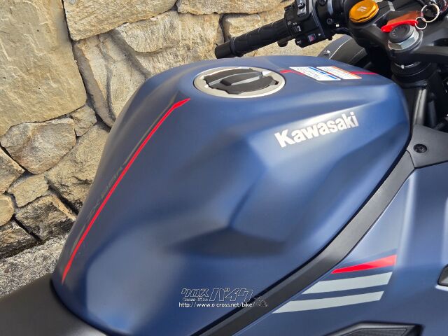 カワサキ ZX25R・2023(R5)初度登録(届出)年・ブルー・249cc