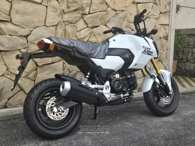 ホンダ グロム 125・2024(R6)初度登録(届出)年・ホワイト・125cc・モト
