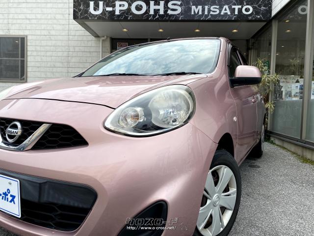 ライトはハロゲンランプ。丸みをおびたヘッドライトは可愛さを演出してくれます♪ 日産 マーチ